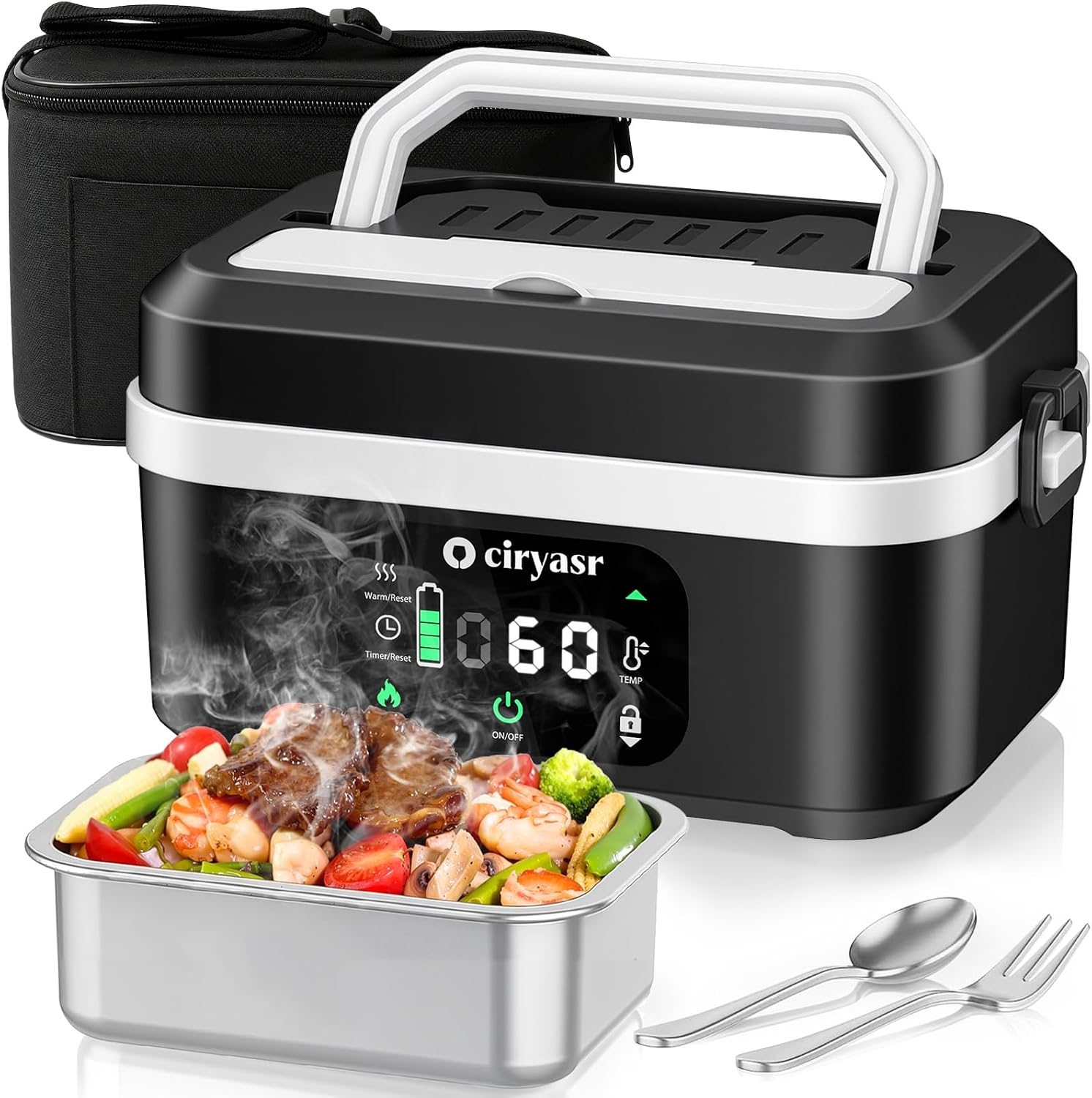 Outdoor Power Supply Box - Powerful Electric Lunch Box, 1.35L 20000mAh