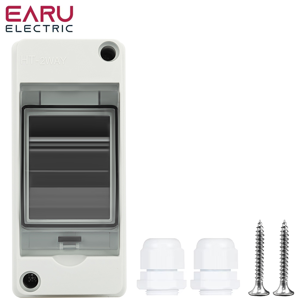 Outdoor Power Supply Box - HT-2 IP65 Waterproof Distribution Breaker Box