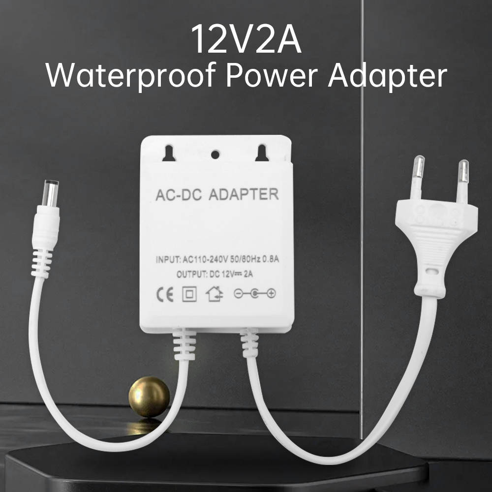 DC12V 2A EU Plug Adapter Secur - Outdoor Power Port 评论和价格