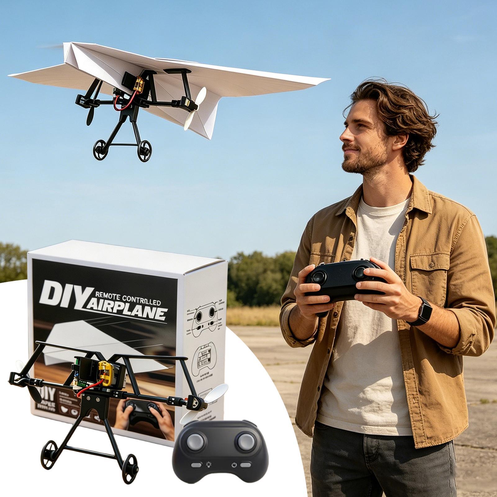 RC Paper Airplane Kit Remote C - Outdoor Power Usa 评论和价格
