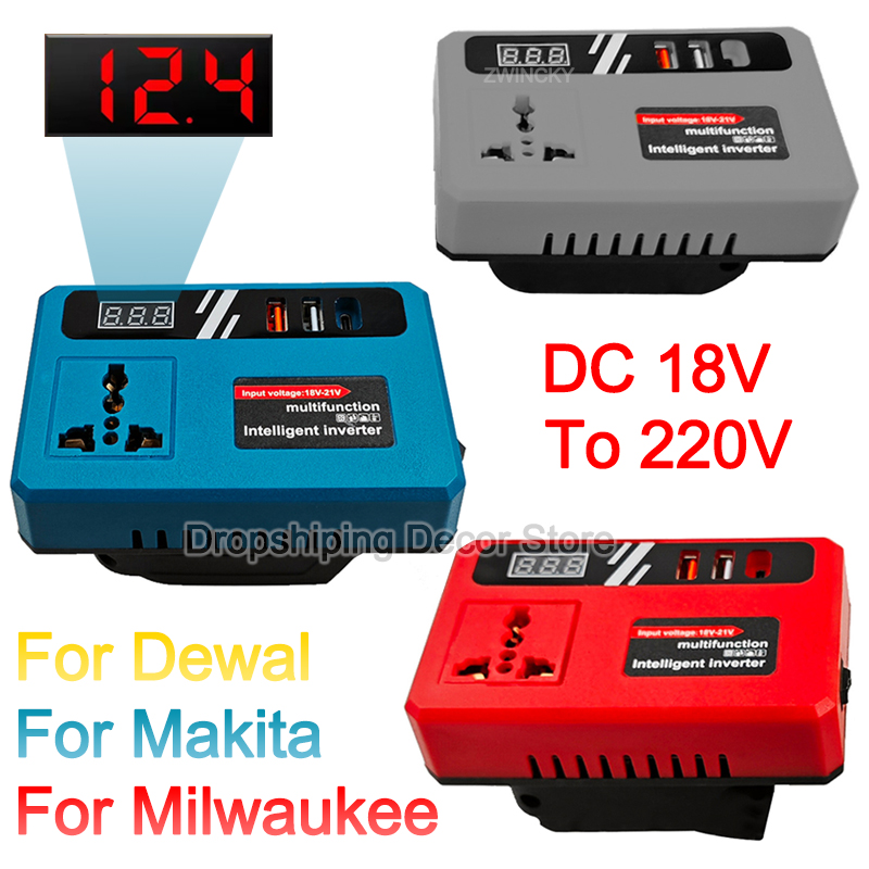 Power Inverter DC 18V To 220V  - Outdoor Power Usa 评论和价格