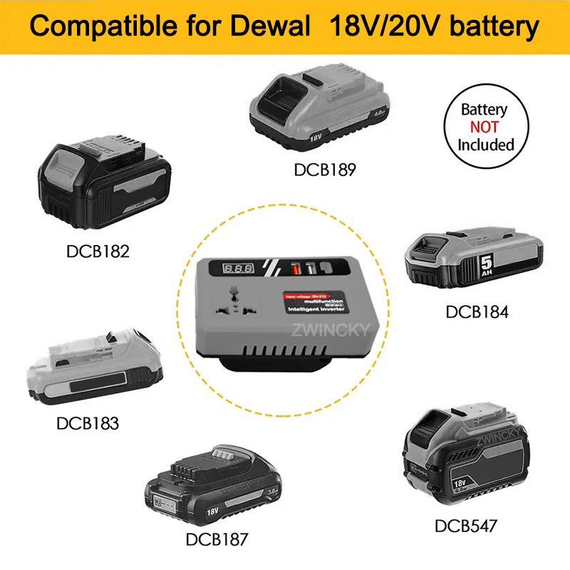 Power Inverter DC 18V To 220V  - Outdoor Power Usa 评论和价格