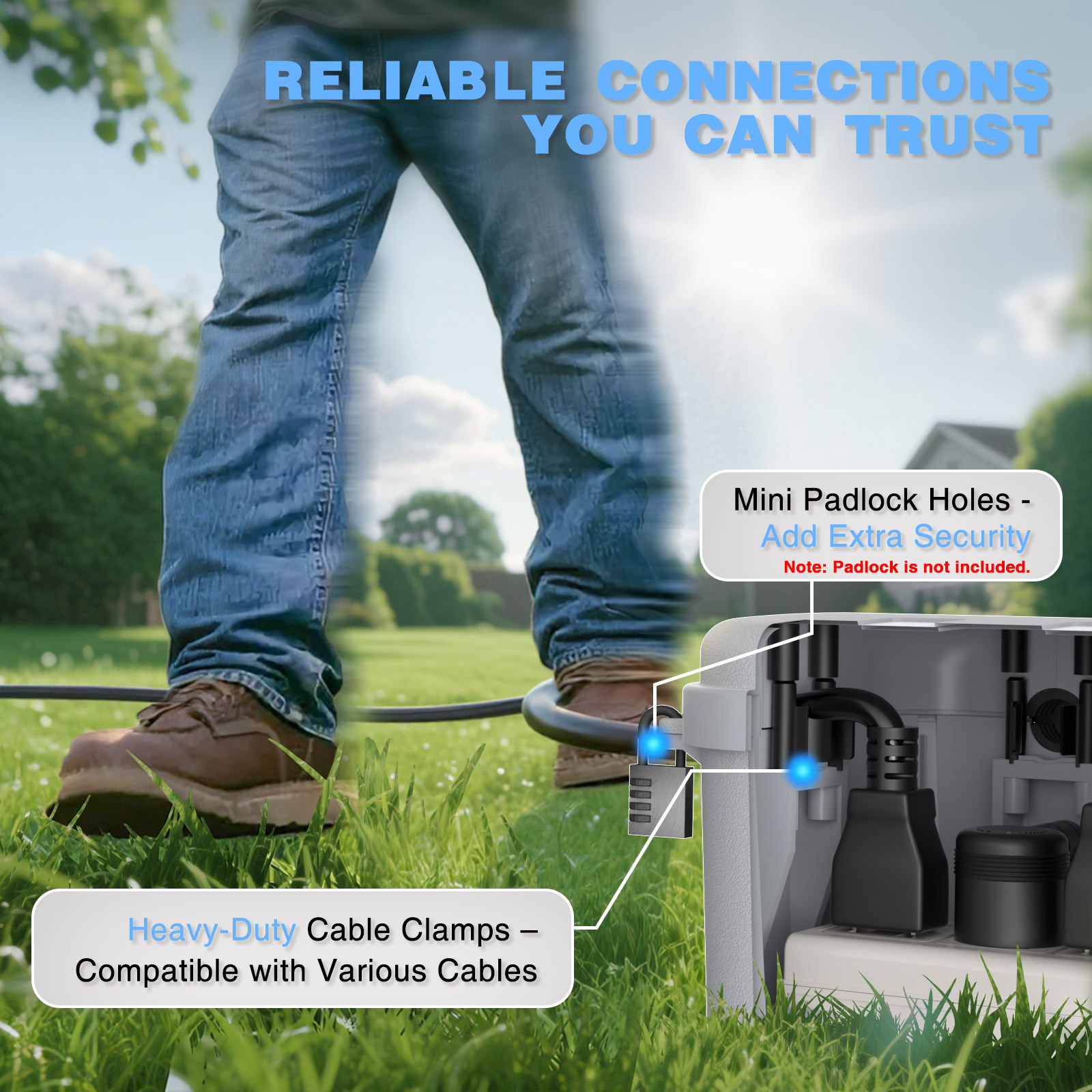 Weatherproof Outdoor Electrica - Outdoor Power Strip With Cover 评论和价格