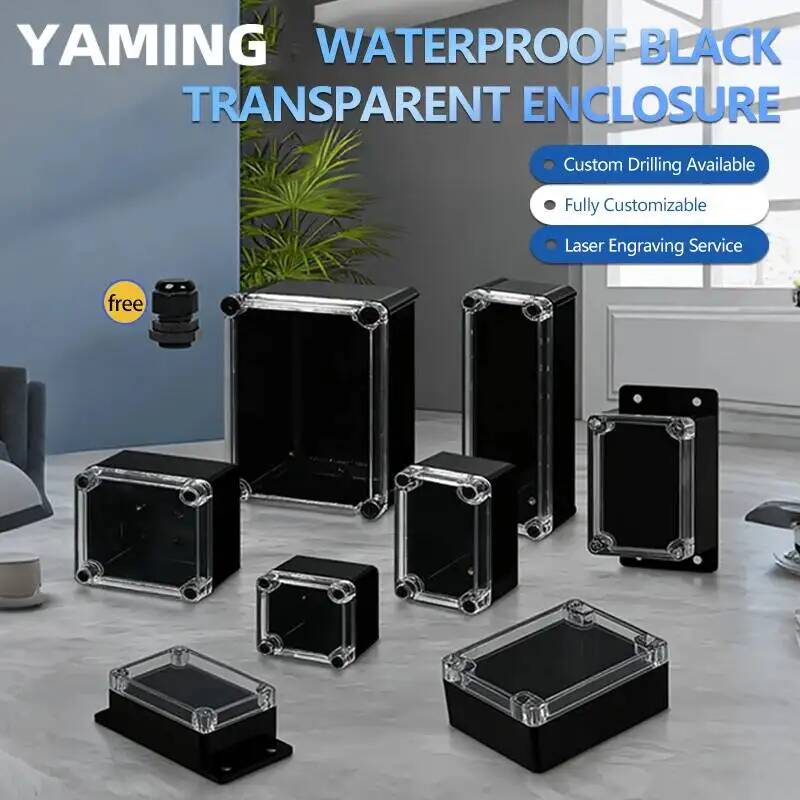 2pcs Transparent Cover Waterpr - Outdoor Power Supply Box 评论和价格