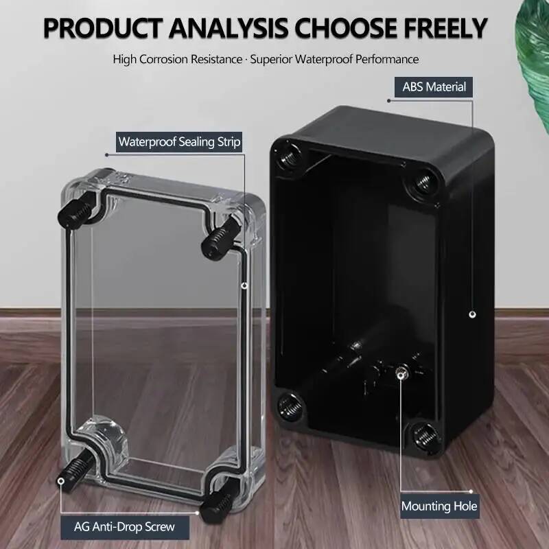 2pcs Transparent Cover Waterpr - Outdoor Power Supply Box 评论和价格