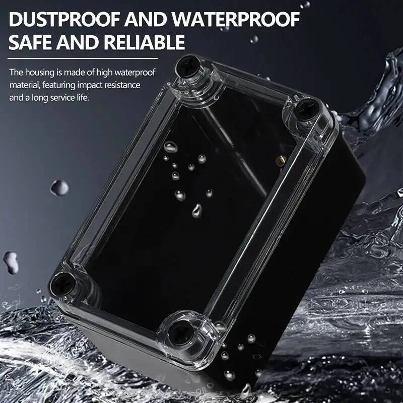 2pcs Transparent Cover Waterpr - Outdoor Power Supply Box 评论和价格