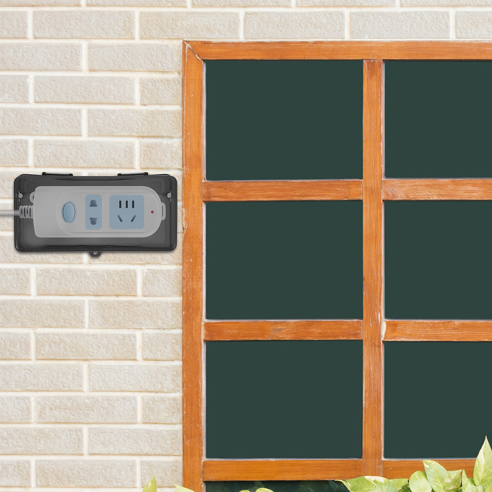 Large Outdoor Electrical Box W - Outdoor Power Strip With Cover 评论和价格