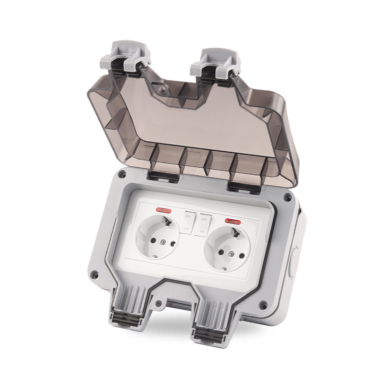 IP66 EU Germany Standard Water - Outdoor Power Outlet Waterproof 评论和价格