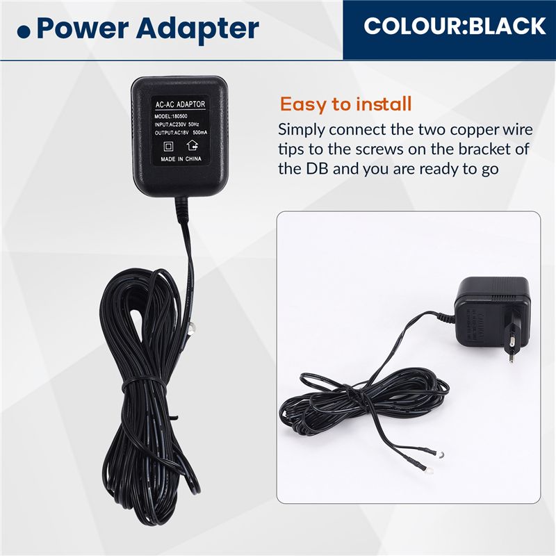 Happy New- 18V 500MA Power Sup - Outdoor Power Adapter Ring 评论和价格