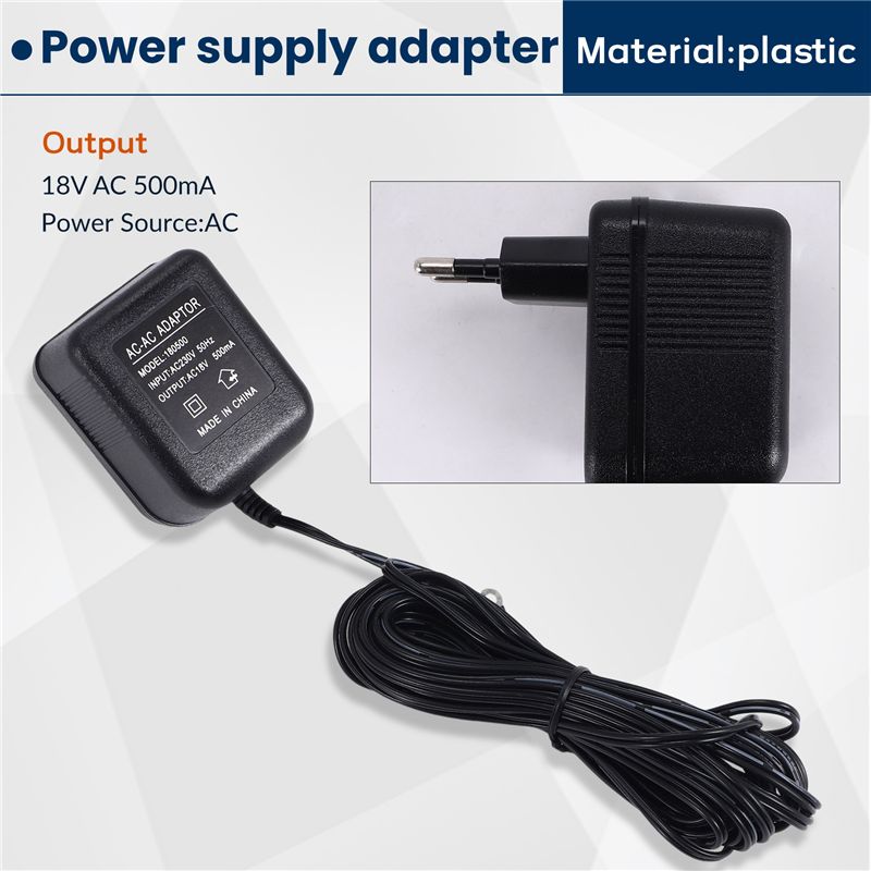 18V 500MA Power Supply Battery - Outdoor Power Adapter Ring 评论和价格
