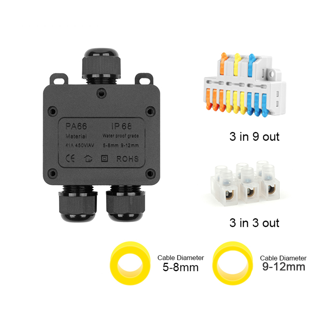 IP68 Outdoor Waterproof Juncti - Outdoor Power Supply Box 评论和价格