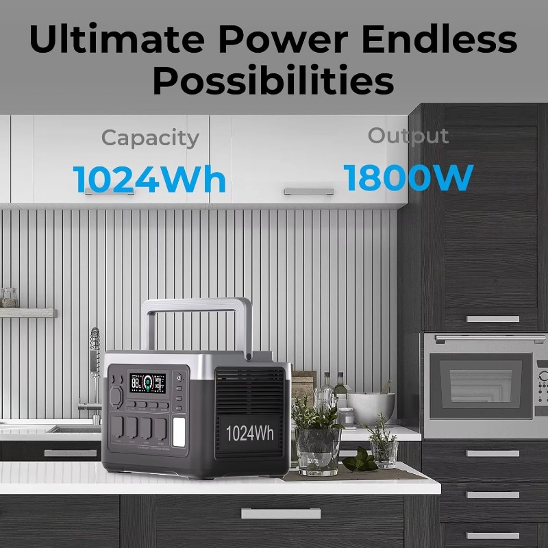 EU USA Warehouse 1800W 1024Wh  - Outdoor Power Usa 评论和价格
