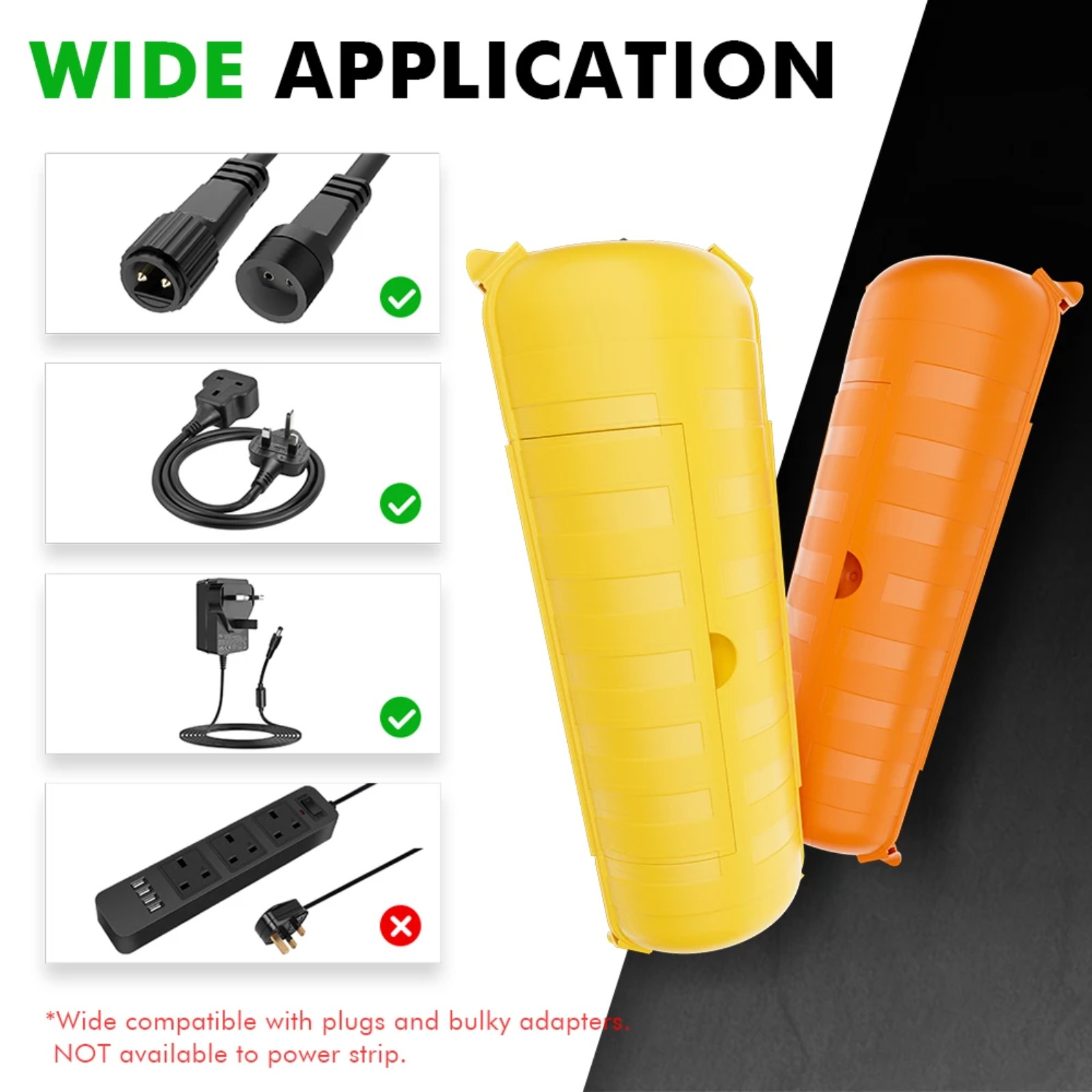 IP44 Outdoor Extension Cord Co - Outdoor Power Strip With Cover 评论和价格
