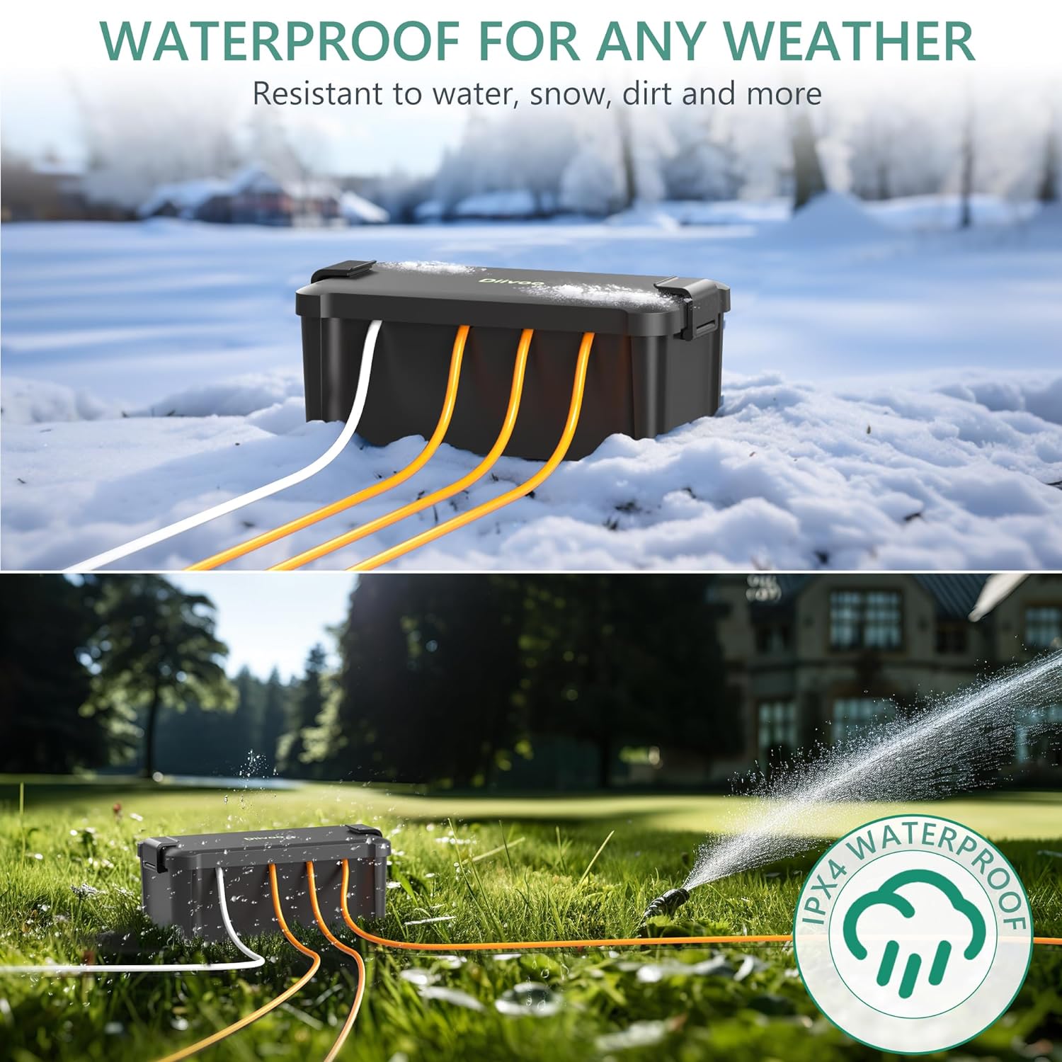 Diivoo Outdoor Waterproof Elec - Outdoor Power Supply Box 评论和价格
