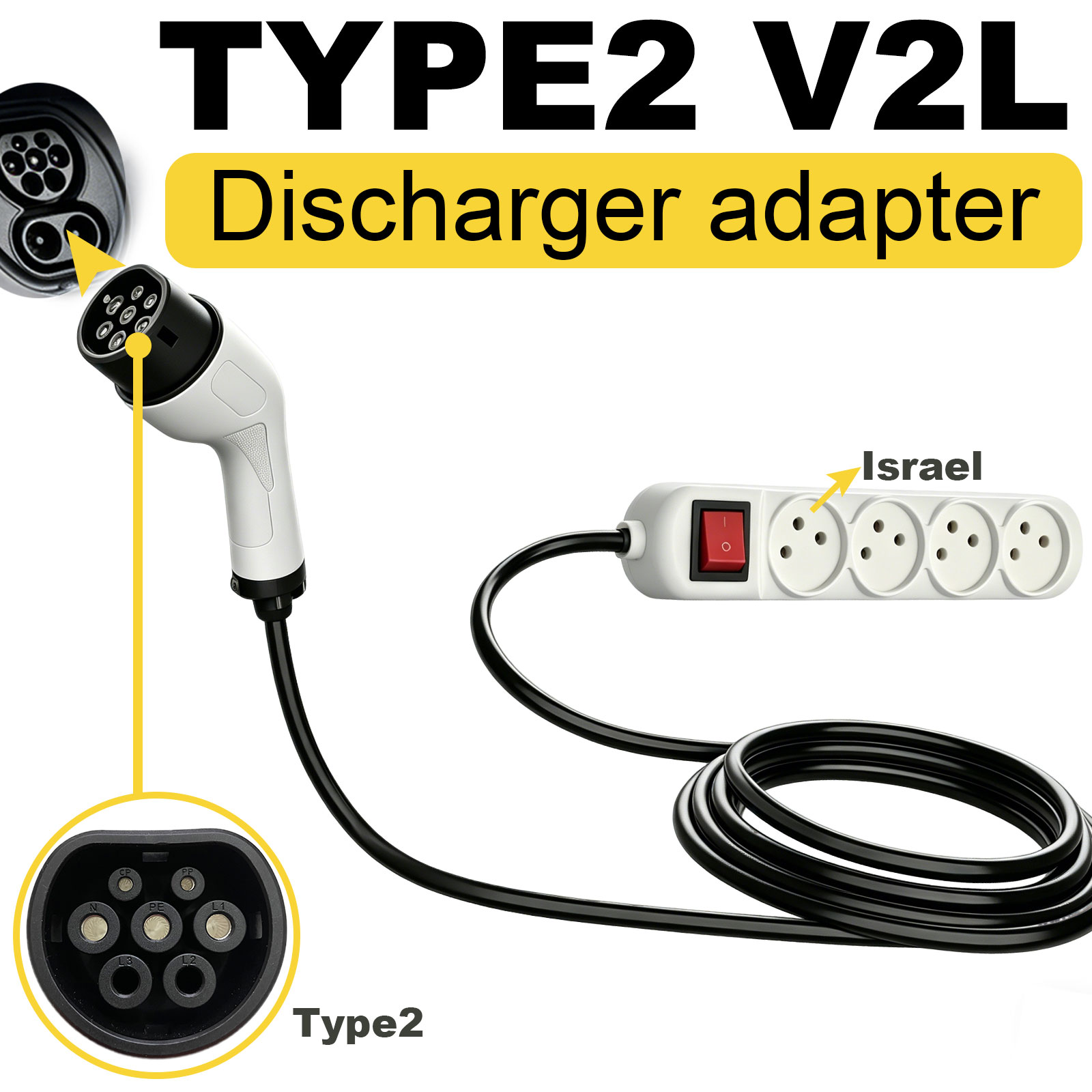 Type2 V2L Discharge Adapter Is - Outdoor Power Port 评论和价格