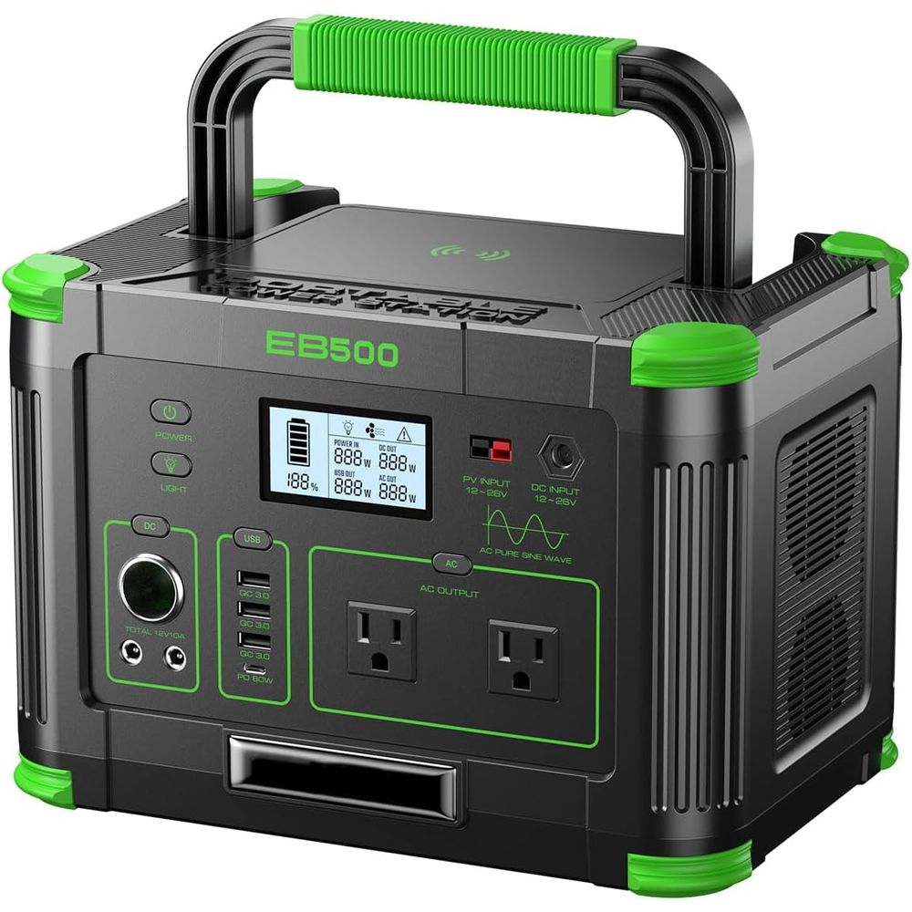 500W Portable Power Station 51 - Outdoor Power Port 评论和价格