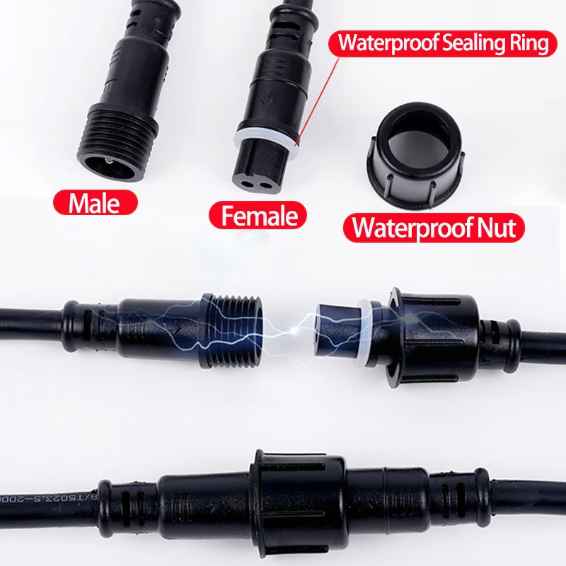 Waterproof Wire Connector Set  - Outdoor Power Port 评论和价格