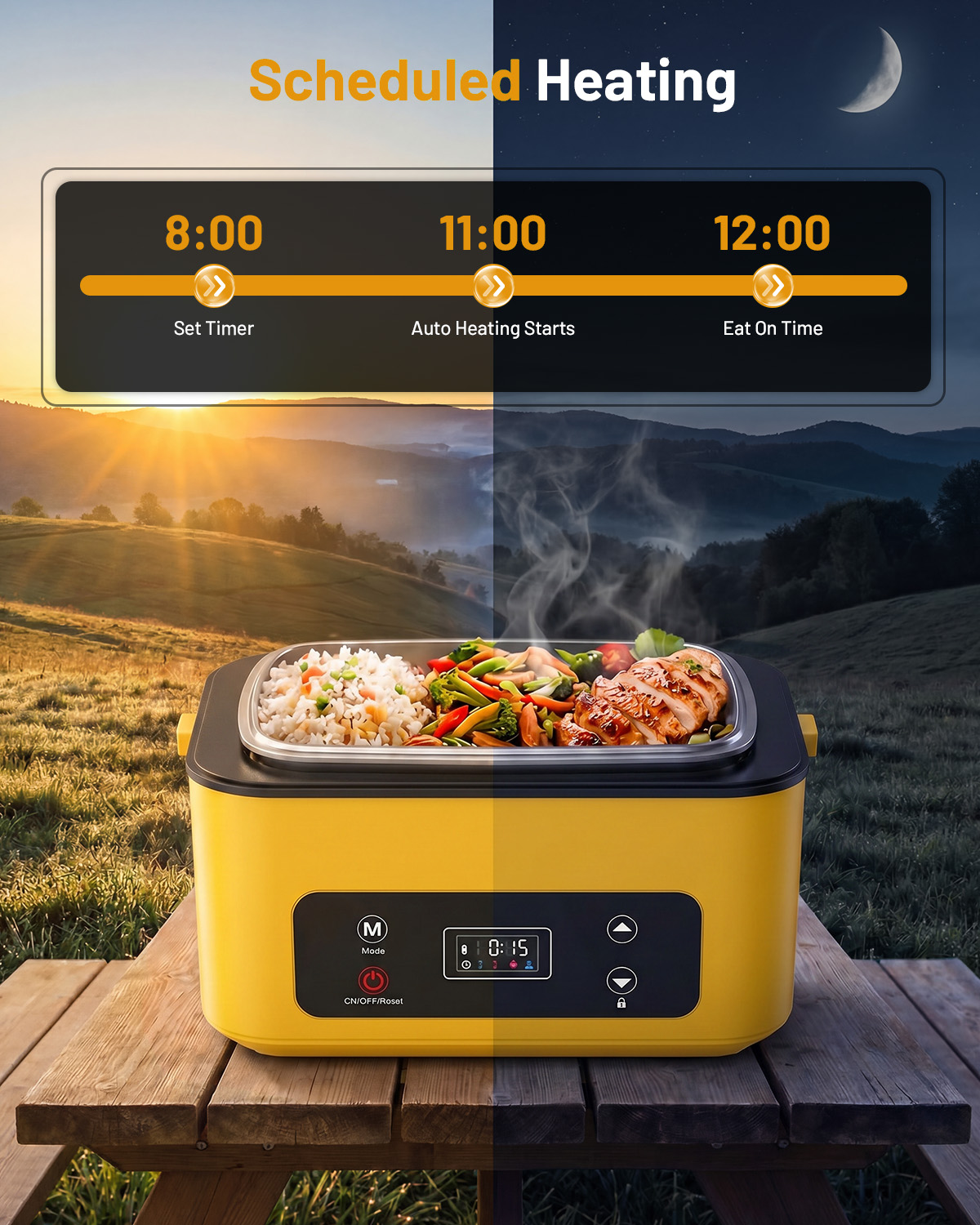 TaskStar Portable Heated Lunch - Outdoor Power Supply Box 评论和价格