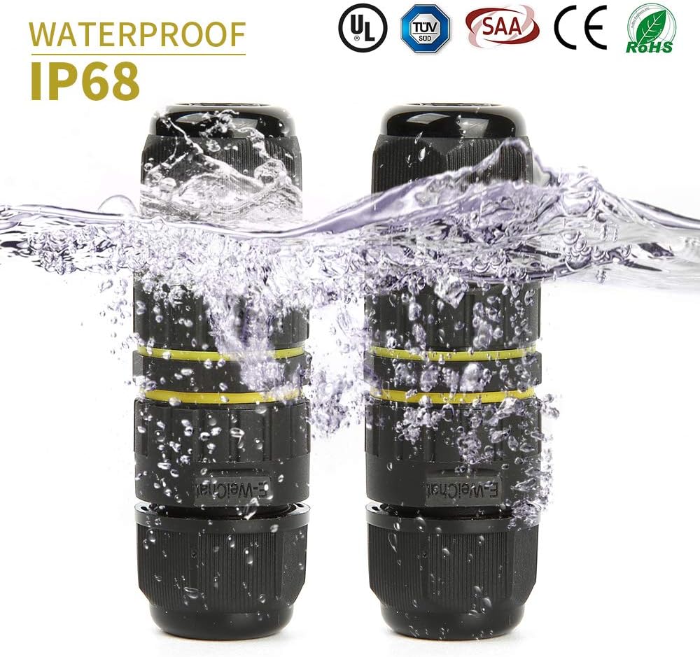 M16 2PIN 3PIN IP68 Waterproof  - Outdoor Power Wire 评论和价格