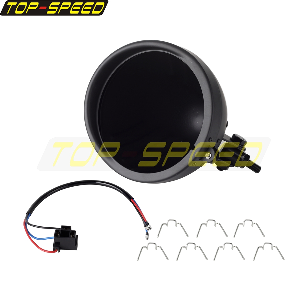 Black/Chrome Motorcycle Headla - Outdoor Power Usa 评论和价格
