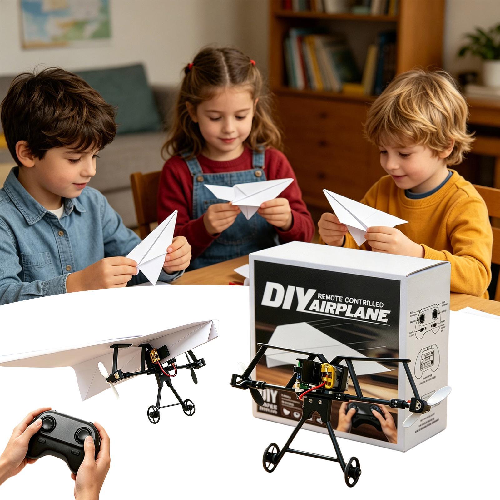 DIY RC Paper Airplane Kit Gard - Outdoor Power Usa 评论和价格
